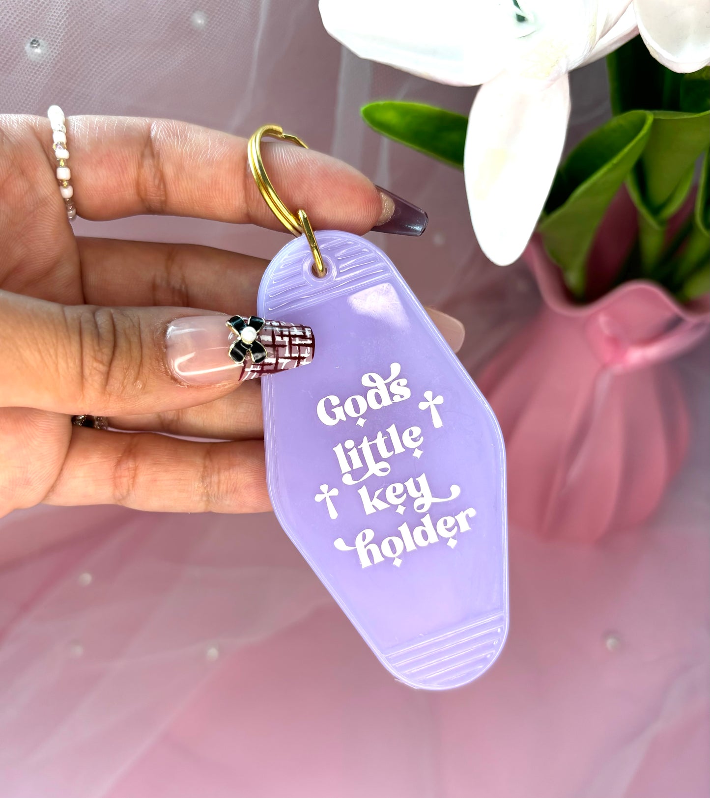 God’s Little Key Holder Keychain ✨