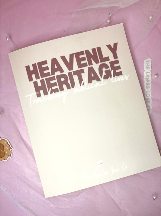 Heavenly Heritage character study journal 🎀￼